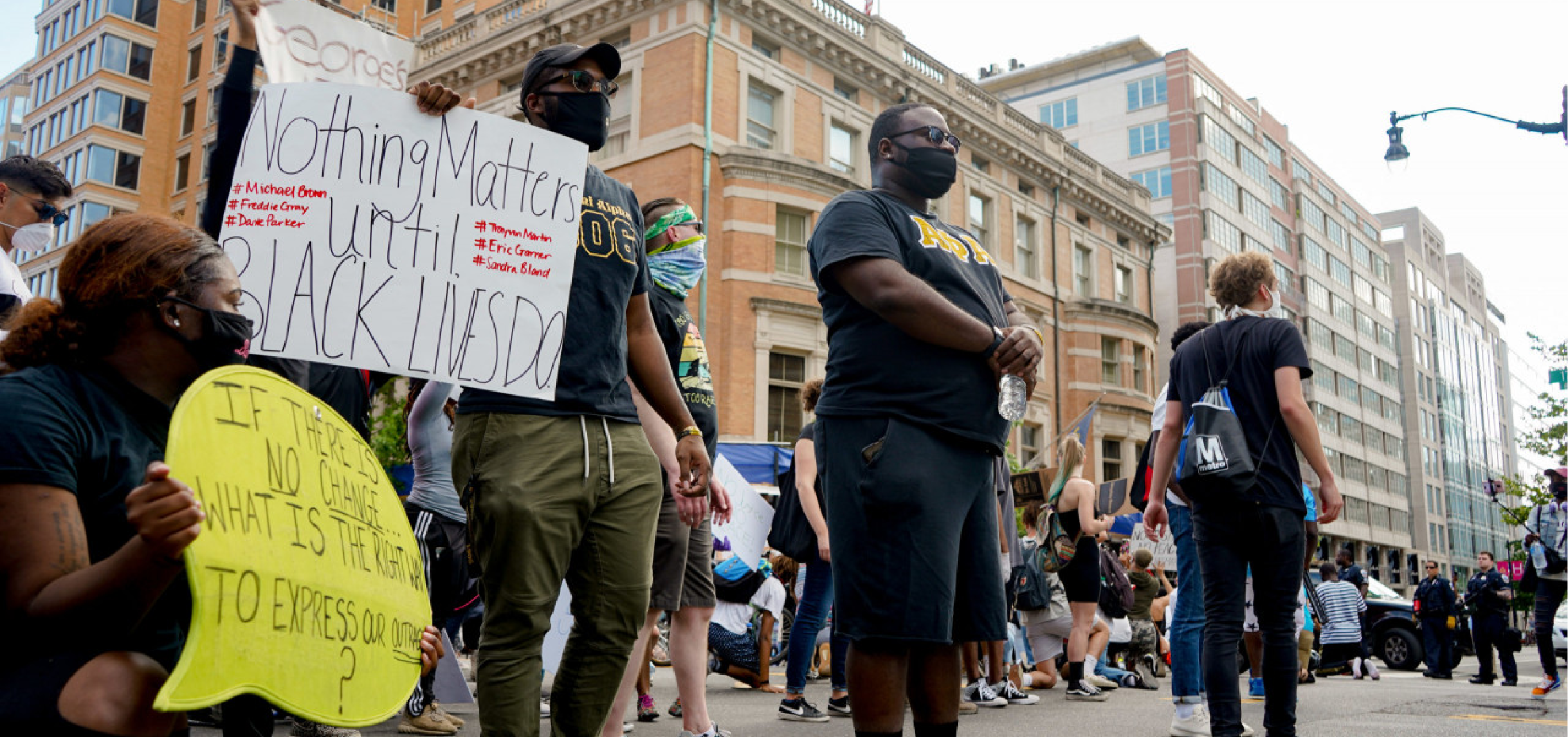 Protest, black lives matter