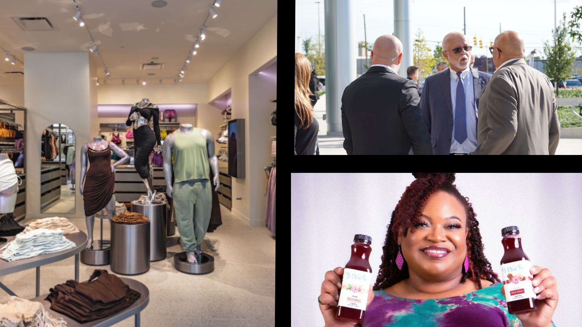 Michigan Chronicle's Top Stories from Aug 31 - Sept 6.' Featured stories: Rihanna's first Savage X Fenty store opens in Detroit, promoting inclusivity and diversity. Alpha Kappa Alpha Sorority holds its annual community baby shower to support local families. The Detroit Jazz Festival, the world’s largest free jazz event, celebrates over Labor Day weekend with numerous performances. Wayne County unveils its advanced $670 million Criminal Justice Center. Ellarose Preston introduces J.Elise Tea, a wellness-focused beverage brand inspired by community and natural remedies. Stay connected with the Michigan Chronicle on social media for more updates and engaging content.