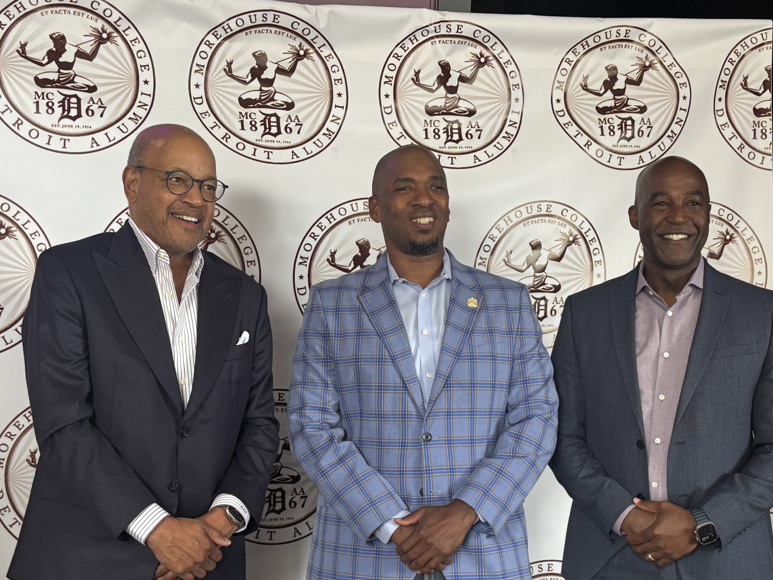 David Thomas, Chad Rhodes and Dr. F. DuBois Bowman